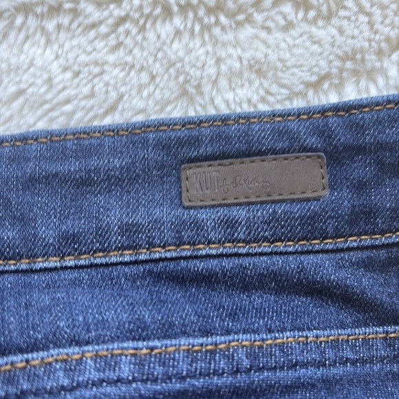 Farrah Baby Bootcut Jeans | Dark Wash Mid Rise Stretch Denim Size 2 Petite - Picture 10 of 10